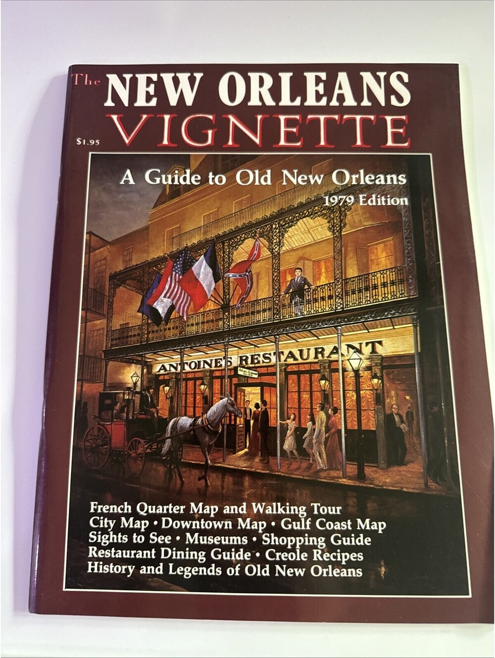New Orleans Vignette Magazine Guide to Old New Orleans 1979. Maps & sightseeing